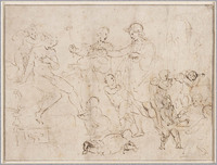 A 063
<br/>
Huwelijk van Alexander de Grote en Roxane
<br/>
<em>Raffaello Sanzio (1483-1520)</em>